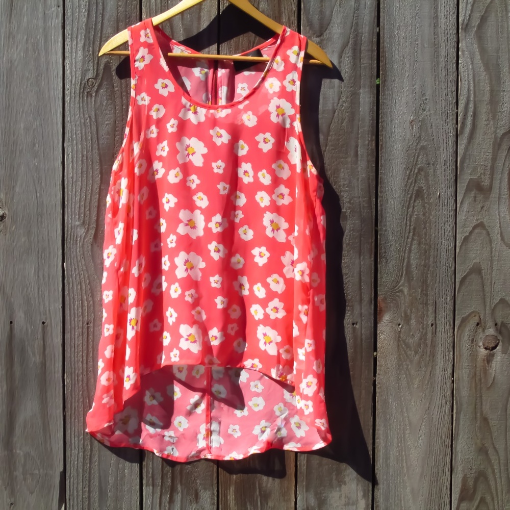 💎Bright Floral Hi-Lo Tank💎 3 for $30